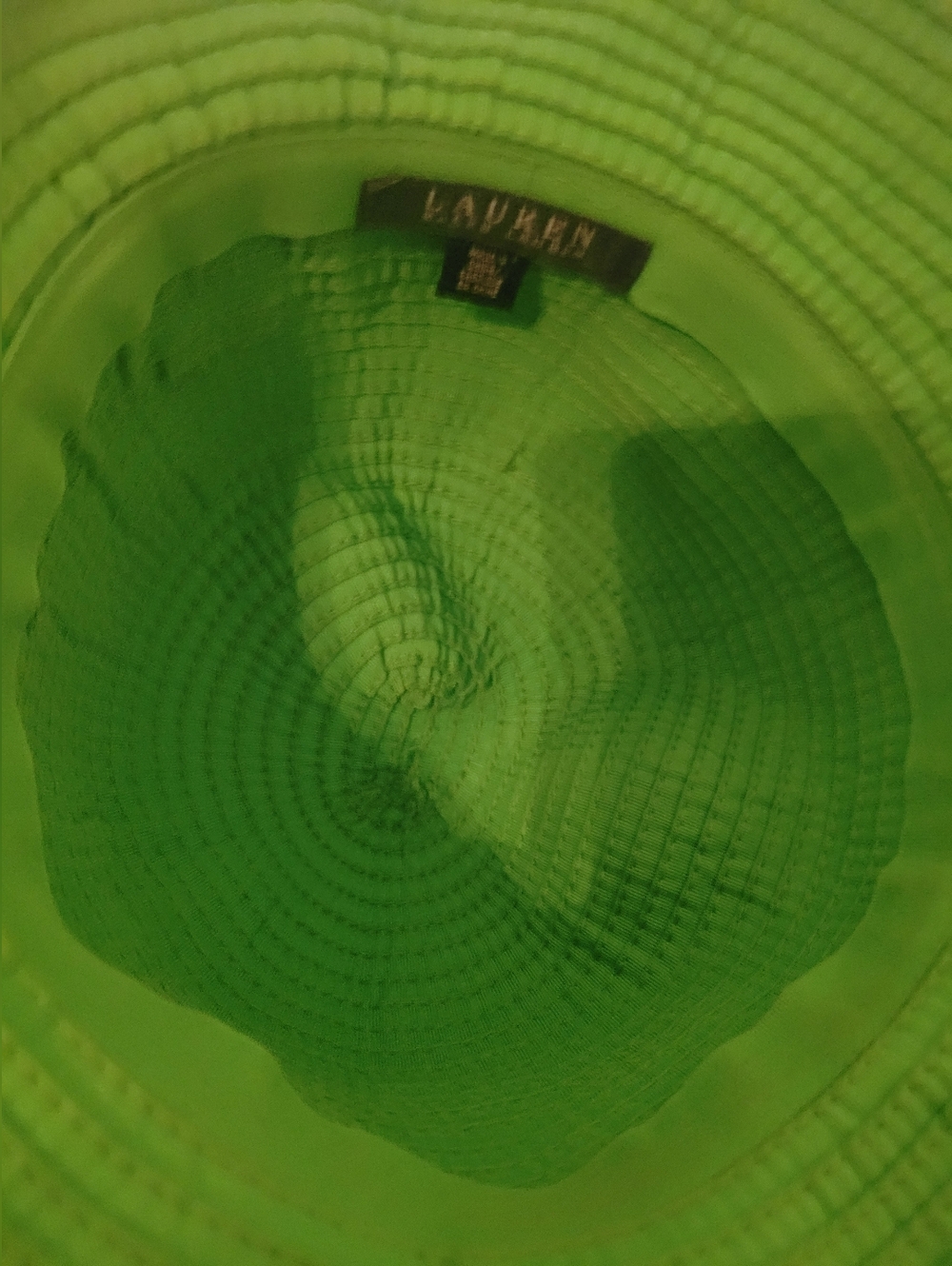 Ralph Lauren Green Wide Brim Floppy Sun Hat - Picture 2 of 3